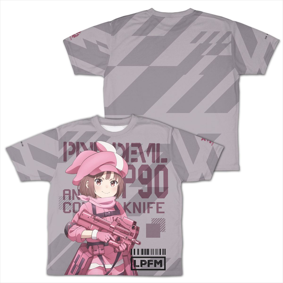 ソードアート・オンライン オルタナティブ ガンゲイル・オンライン2 レン 両面フルグラフィックTシャツ/S画像