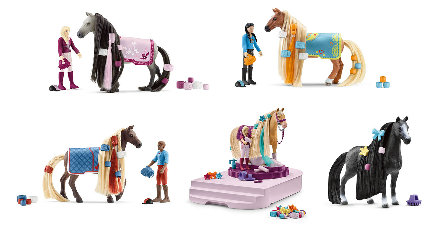 ブックス: 【セット商品】【シュライヒ】Sofia’sBeauties／ソフィアズビューティー5点セット（ソフィアとダスティ 42584、キムとキャラメロ 42585、レオとロッキー 42586、グルーミングステーション 42617、ビューティーホース・クォーターホース（メス 42620） - 玩具 - 2100014462806 : ゲーム