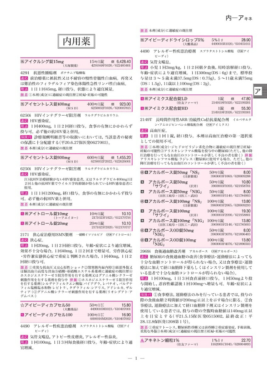 楽天ブックス: 薬効・薬価リスト（令和6年度版） - レセプト事務のための - 9784789402835 : 本