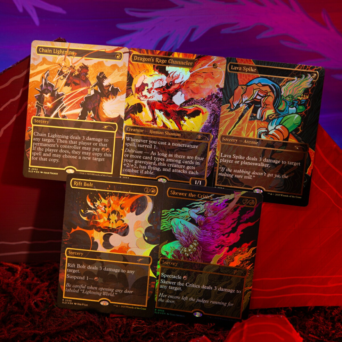 マジック：ザ・ギャザリング Secret Lair Ultimate Pencil Superdrop EVERYTHING IS ON FIRE Raised Foil Edition【クレジットカード決済限定】画像