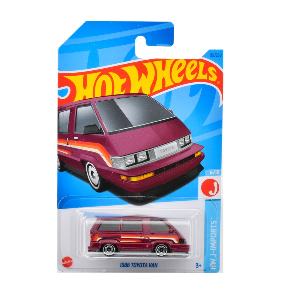 ホットウィール（HotWheels）ベーシックカー1986トヨタバン【3才~】HNK68