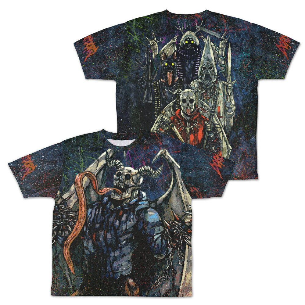 ドロヘドロ(原作版) 悪魔たちの両面フルグラフィックTシャツ／XL画像