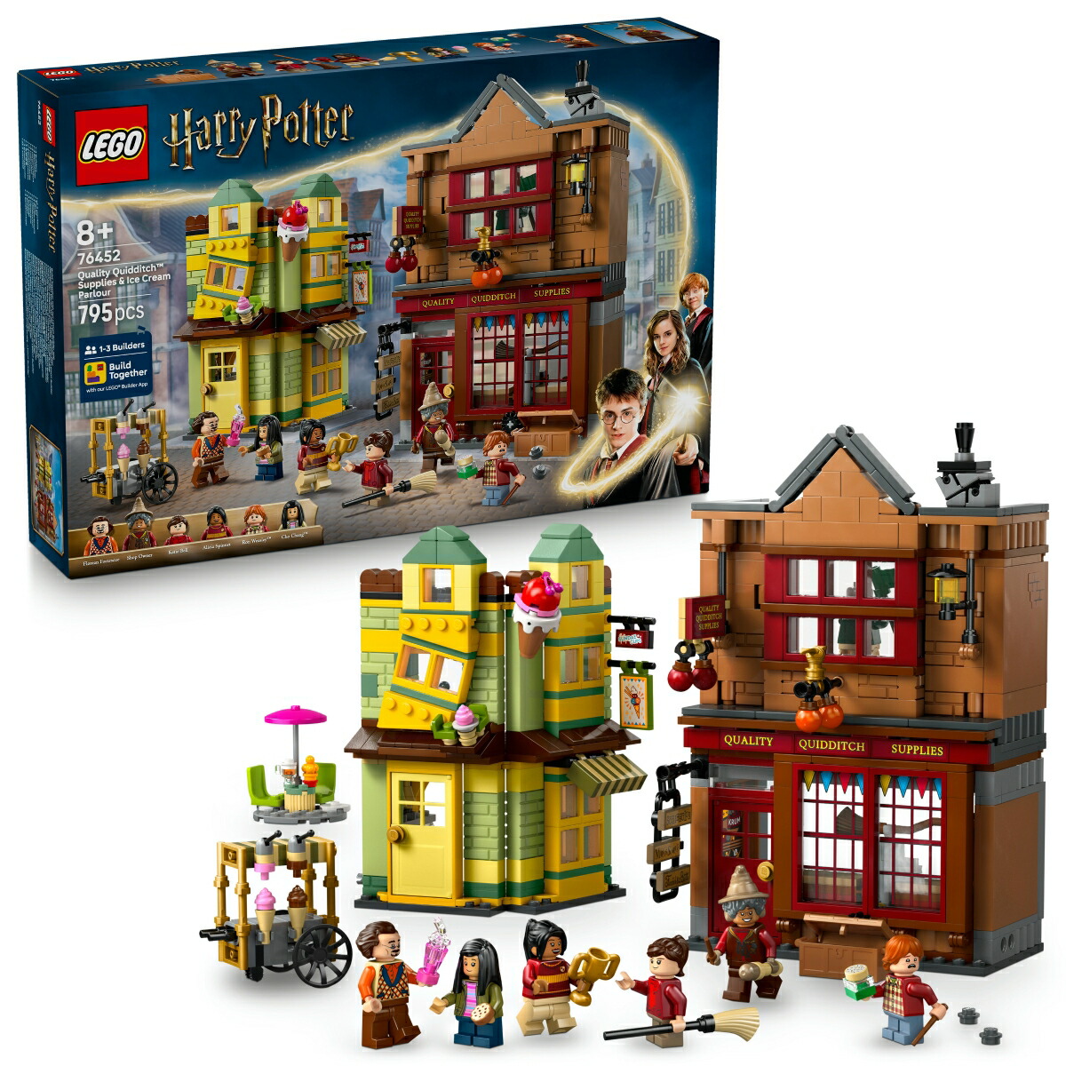 レゴ(LEGO) ハリー・ポッター 高級クィディッチ用具店＆フローリアン・フォーテスキュー・アイスクリーム・パーラー 76452 [ おもちゃ 玩具 プレゼント 8歳 9歳 10歳 ]画像