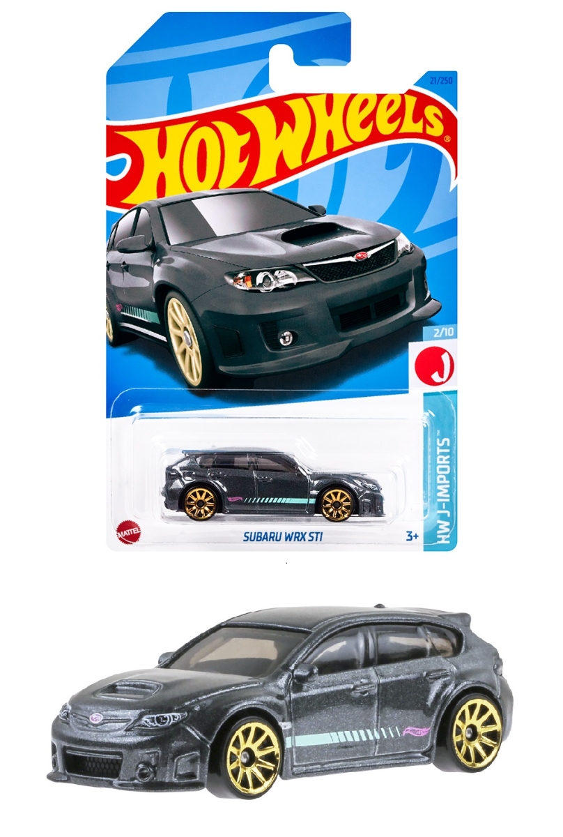 ホットウィール（Hot Wheels） ベーシックカー スバル WRX STI 【3才~】 HNK61