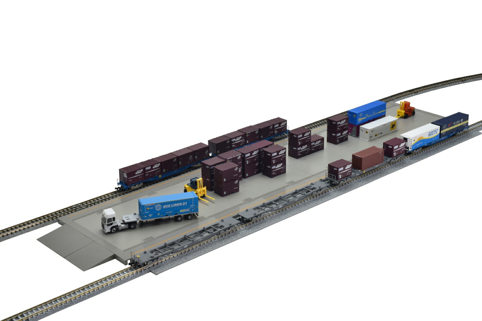 楽天市場】ジオラマセットA 駅前と商店街【トミーテック】「鉄道模型 N