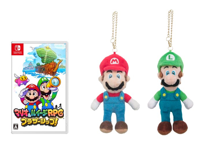 【セット商品】マリオ＆ルイージRPGブラザーシップ！＋スーパーマリオALLSTARCOLLECTIONぬいぐるみMM01マリオ（マスコット）+スーパーマリオALLSTARCOLLECTIONぬいぐるみMM02ルイージ（マスコット）