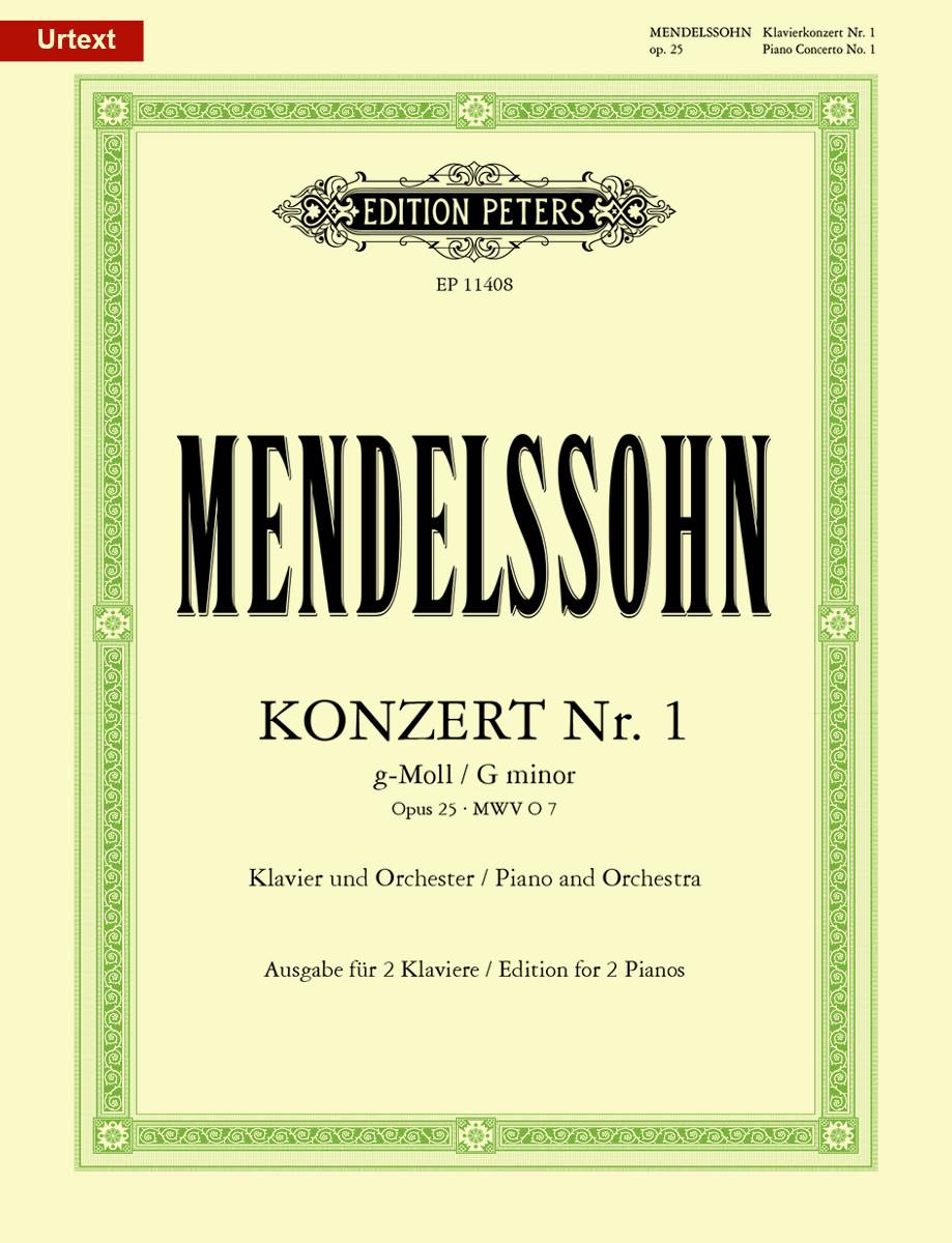 【輸入楽譜】メンデルスゾーン, Felix: ピアノ協奏曲 第1番 ト短調 Op.25