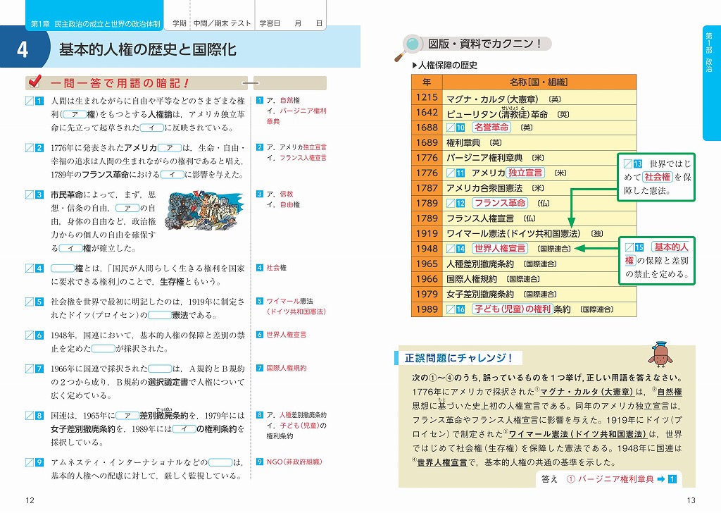 楽天ブックス 定期テストスキマ時間で一問一答政治 経済 忙しい高校生向け 旺文社 本