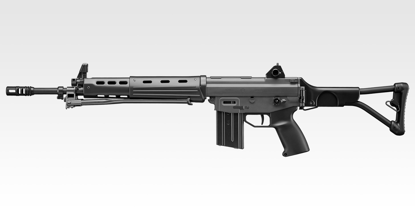 楽天市場】ガスブローバック マシンガン 89式小銃 5.56mm 折曲