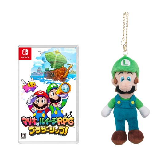 【楽天ブックス限定特典】【セット商品】マリオ＆ルイージRPGブラザーシップ！+スーパーマリオALLSTARCOLLECTIONぬいぐるみMM02ルイージ（マスコット）(メラミンプレート2枚セット)