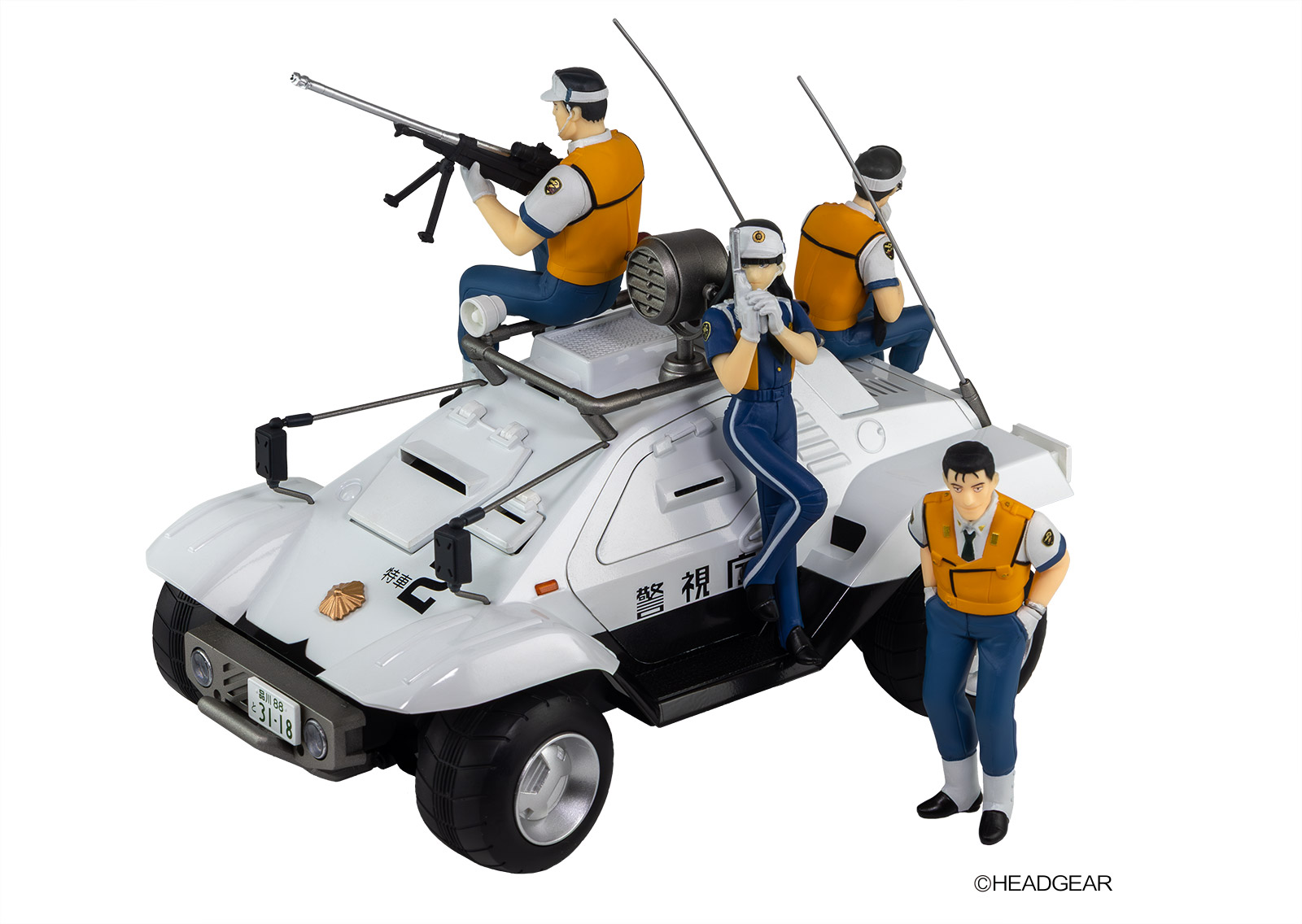 1/24 『機動警察パトレイバー 劇場版』 98式特型指揮車（車両：プラモデル/塗装済み完成品フィギュア付属） 【PD92】 (プラモデル)画像