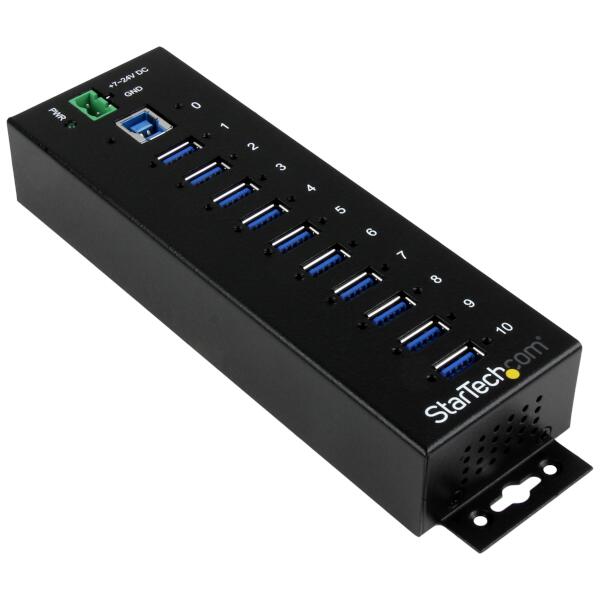 ブックス: 10ポート産業用USB 3.0ハブ ESD保護/350Wサージ保護 - StarTech.com - 0065030863001 : PCソフト・周辺機器