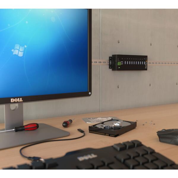 ブックス: 10ポート産業用USB 3.0ハブ ESD保護/350Wサージ保護 - StarTech.com - 0065030863001 : PCソフト・周辺機器