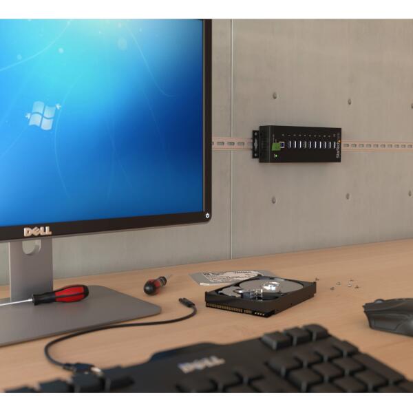 ブックス: 10ポート産業用USB 3.0ハブ ESD保護/350Wサージ保護 - StarTech.com - 0065030863001 : PCソフト・周辺機器