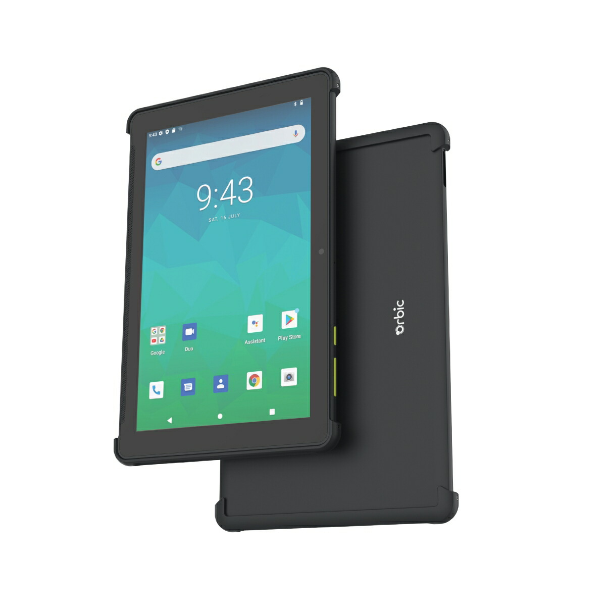 OrbicTab10R4GROW-JapanAndroidタブレット高耐久・防水6,000mAhの大容量バッテリー