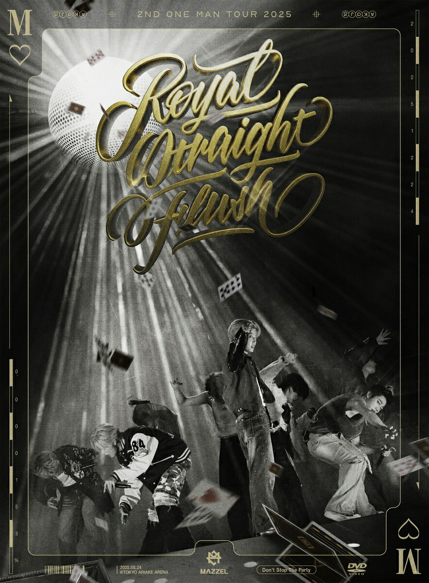 MAZZELライブDVD 楽天ブックス: MAZZEL 2nd One Man Tour 2025 “Royal Straight Flush