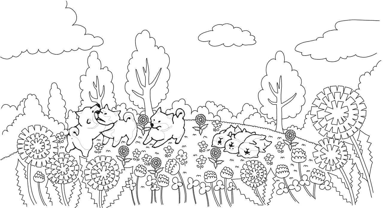 楽天ブックス しばんばん ぬりえbook おさんぽ日和 オオゴシ ヤステル 9784299013033 本