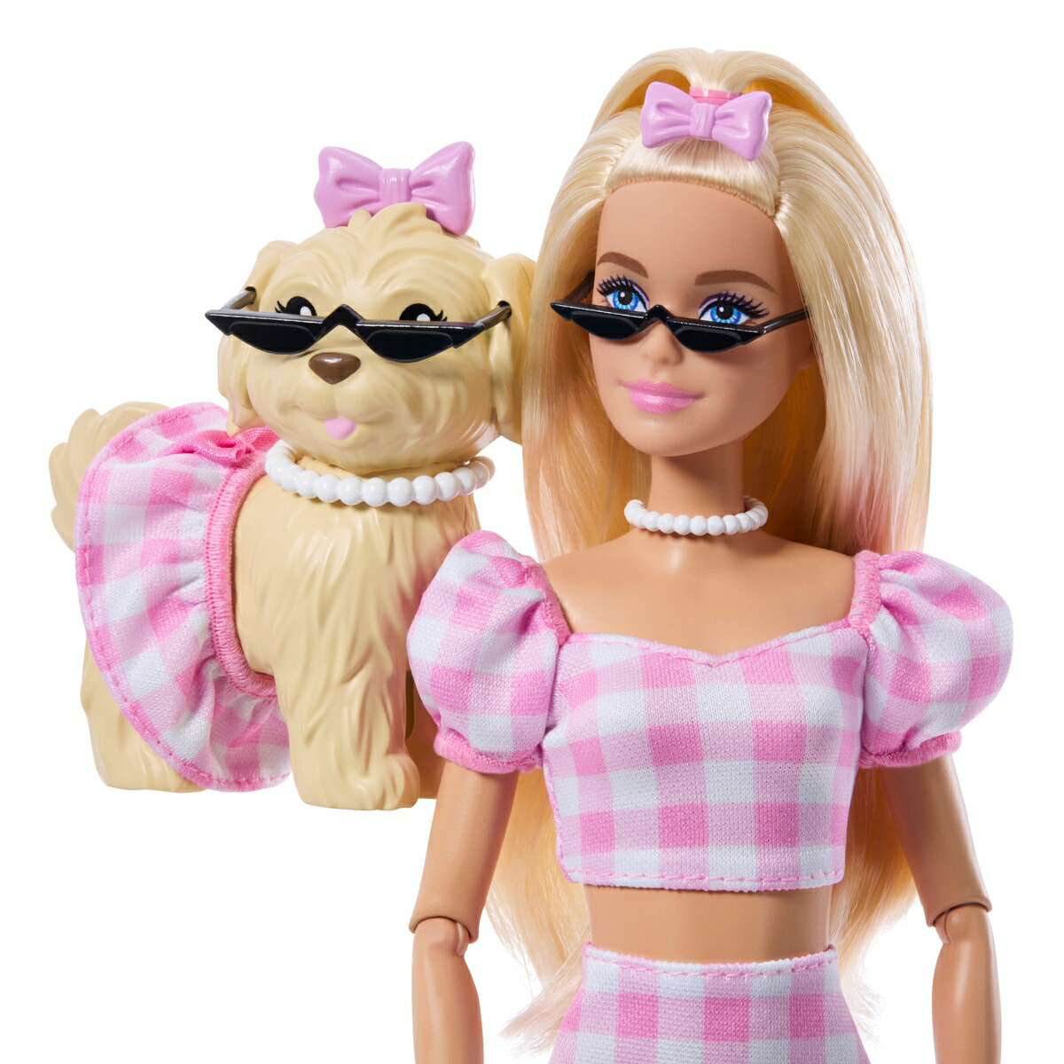 バービー(Barbie)ドール＆こいぬおそろいコーデセットきせかえ人形・ハウスままごと・ごっこ遊びバービー人形3歳からピンクJFP36