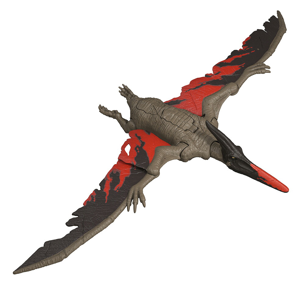 マテルジュラシックワールド(JURASSICWORLD)アクションフィギュアほえる！プテラノドン子供向けフィギュア恐竜おもちゃ全長:約20.2cm4歳からブラウンJCL70