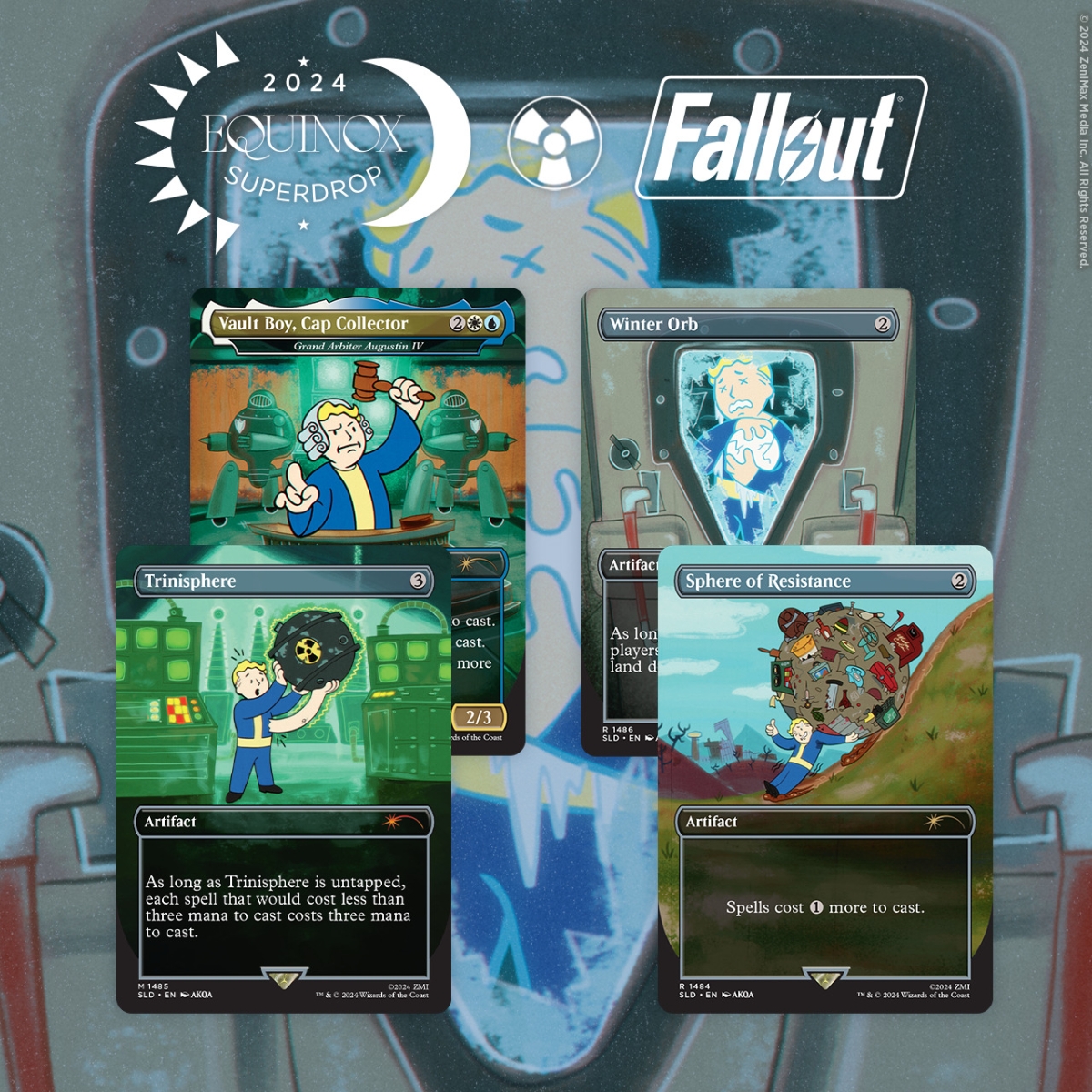 マジック：ザ・ギャザリング Secret Lair Equinox Superdrop 2024 Secret Lair x Fallout: Vault Boy【クレジットカード決済限定】画像