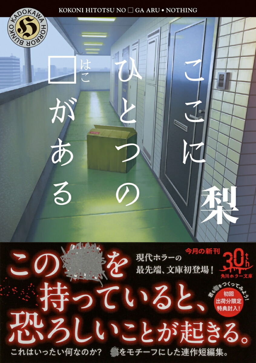 ここにひとつの□がある（角川ホラー文庫）[梨]