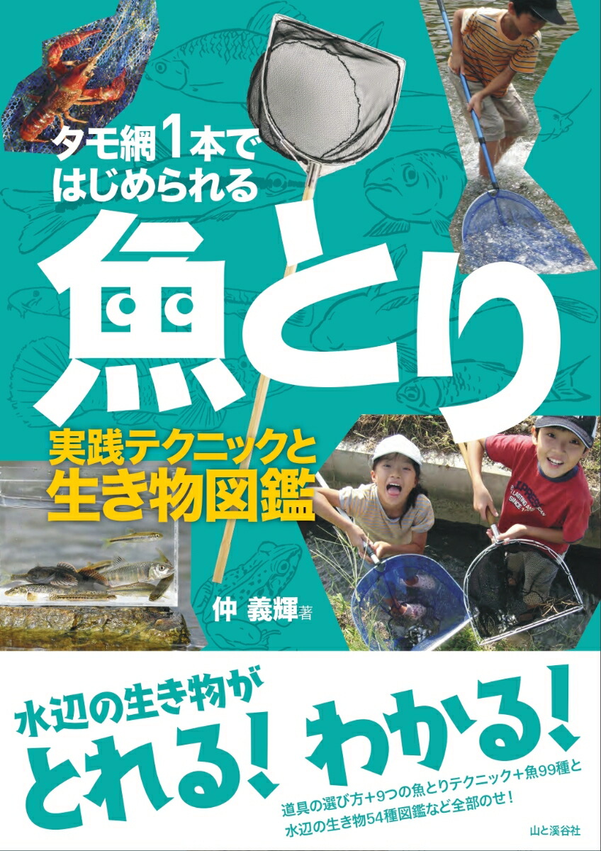 タモ網1本ではじめられる魚とり 実践テクニックと生き物図鑑