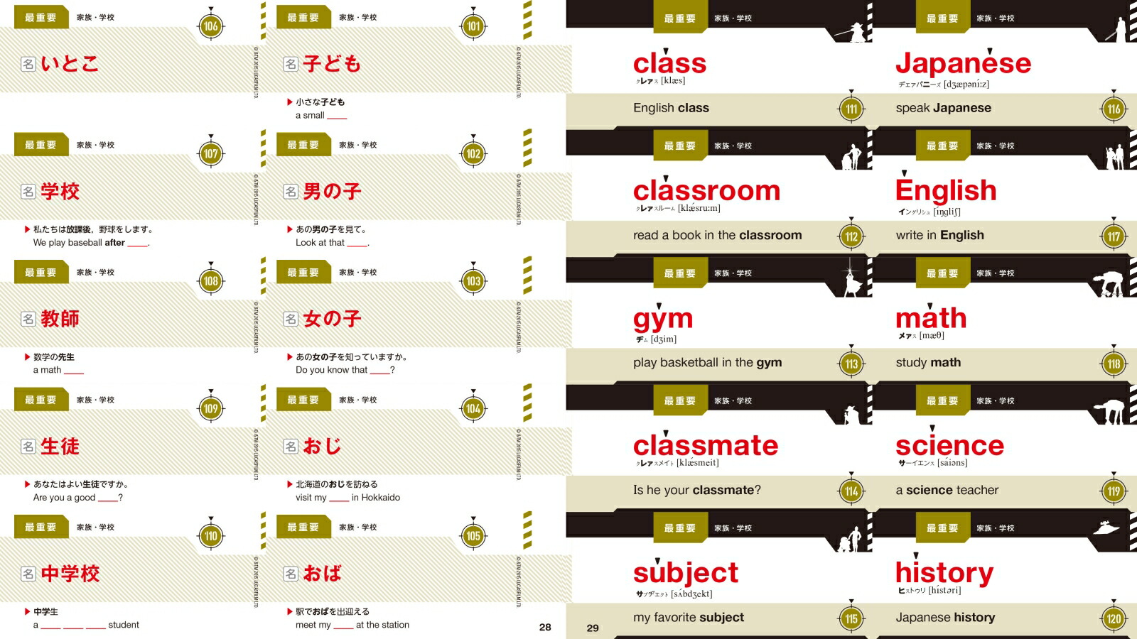 楽天ブックス スター ウォーズ暗記カード中学英単語 学研教育出版 本