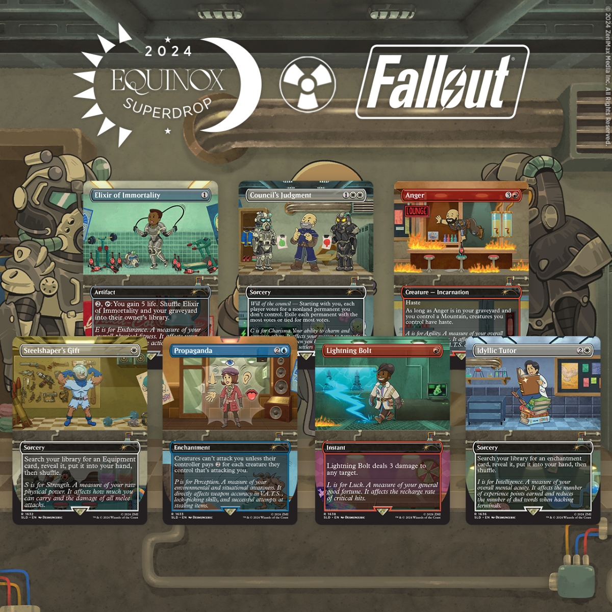 マジック：ザ・ギャザリング Secret Lair Equinox Superdrop 2024 Secret Lair X Fallout: S.P.E.C.I.A.L.【クレジットカード決済限定】画像
