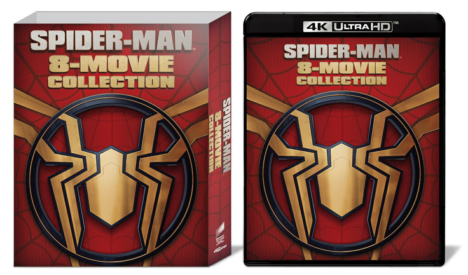 【特典】スパイダーマン(TM)8ムービー・コレクション(4KUHDBOX)【4KULTRAHD】(「スパイダーマン：ブランド・ニュー・デイ」スマホサイズステッカー)[トビー・マグワイア]