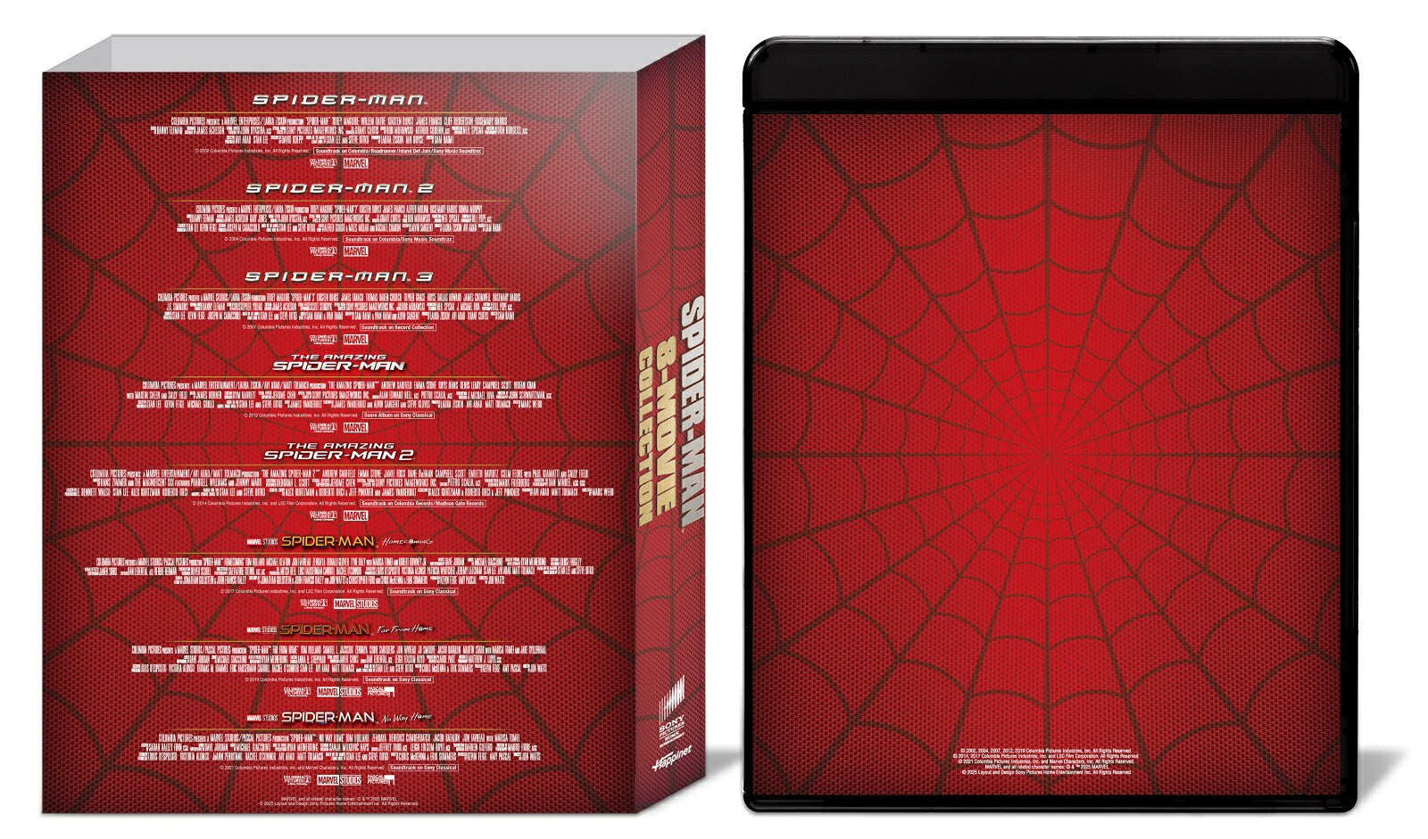 【特典】スパイダーマン(TM)8ムービー・コレクション(4KUHDBOX)【4KULTRAHD】(「スパイダーマン：ブランド・ニュー・デイ」スマホサイズステッカー)[トビー・マグワイア]