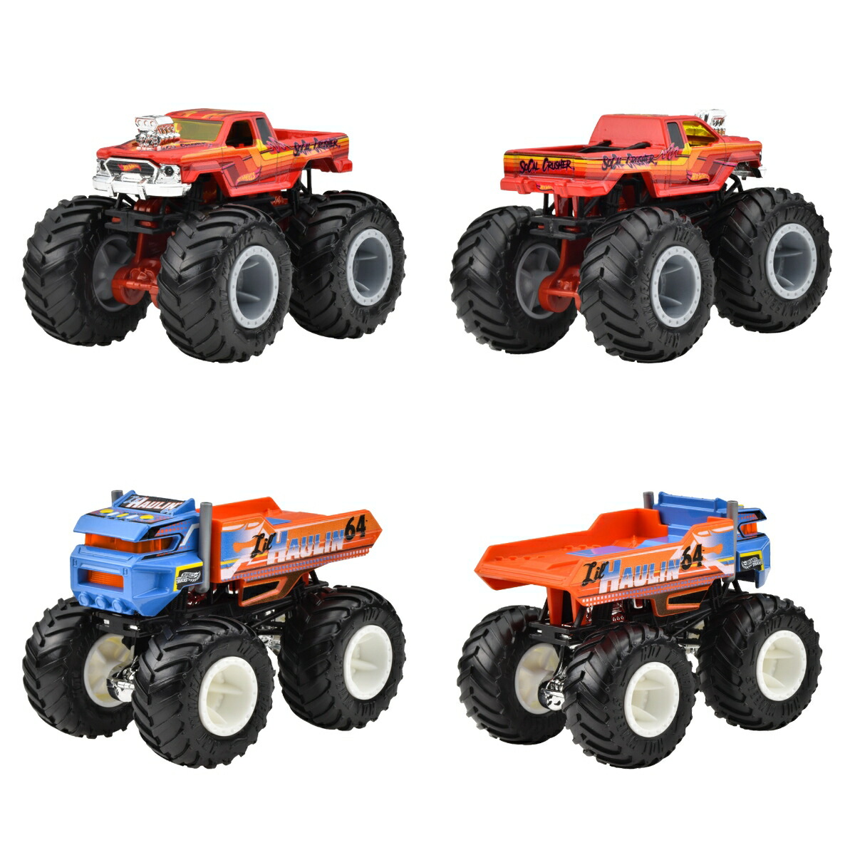 ホットウィール(HotWheels)モンスタートラック1:64アソート乗り物おもちゃミニカー8台入りBOX販売3歳からマルチ983F-FYJ44