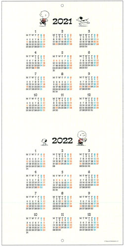 楽天ブックス サンスター文具 カレンダー 21年 壁掛け ウォールカレンダー L 70周年限定 スヌーピー カレンダー 本
