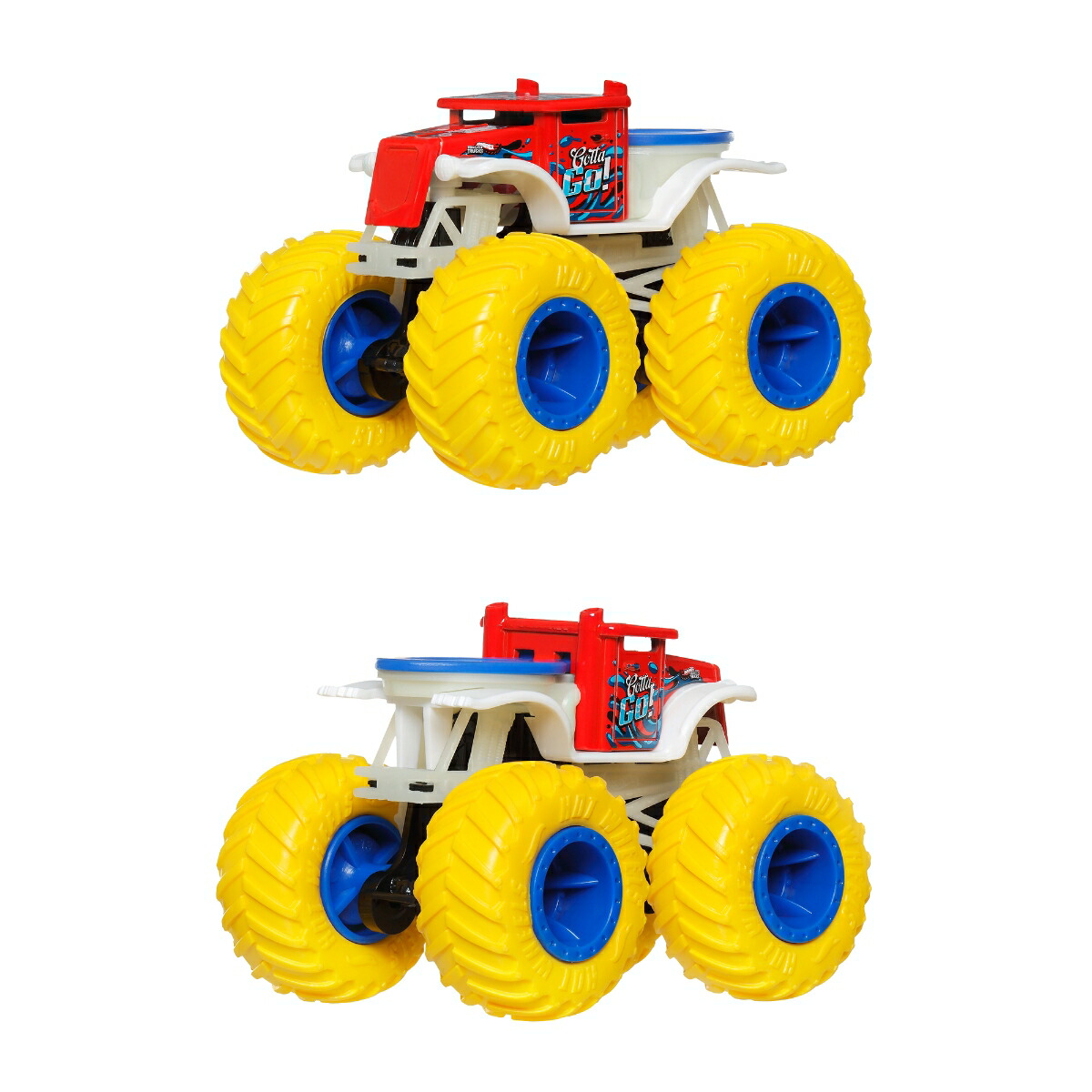 ホットウィール(HotWheels)光る！モンスタートラックアソート乗り物おもちゃミニカー6台入りBOX販売3歳からマルチ986B-JFX08