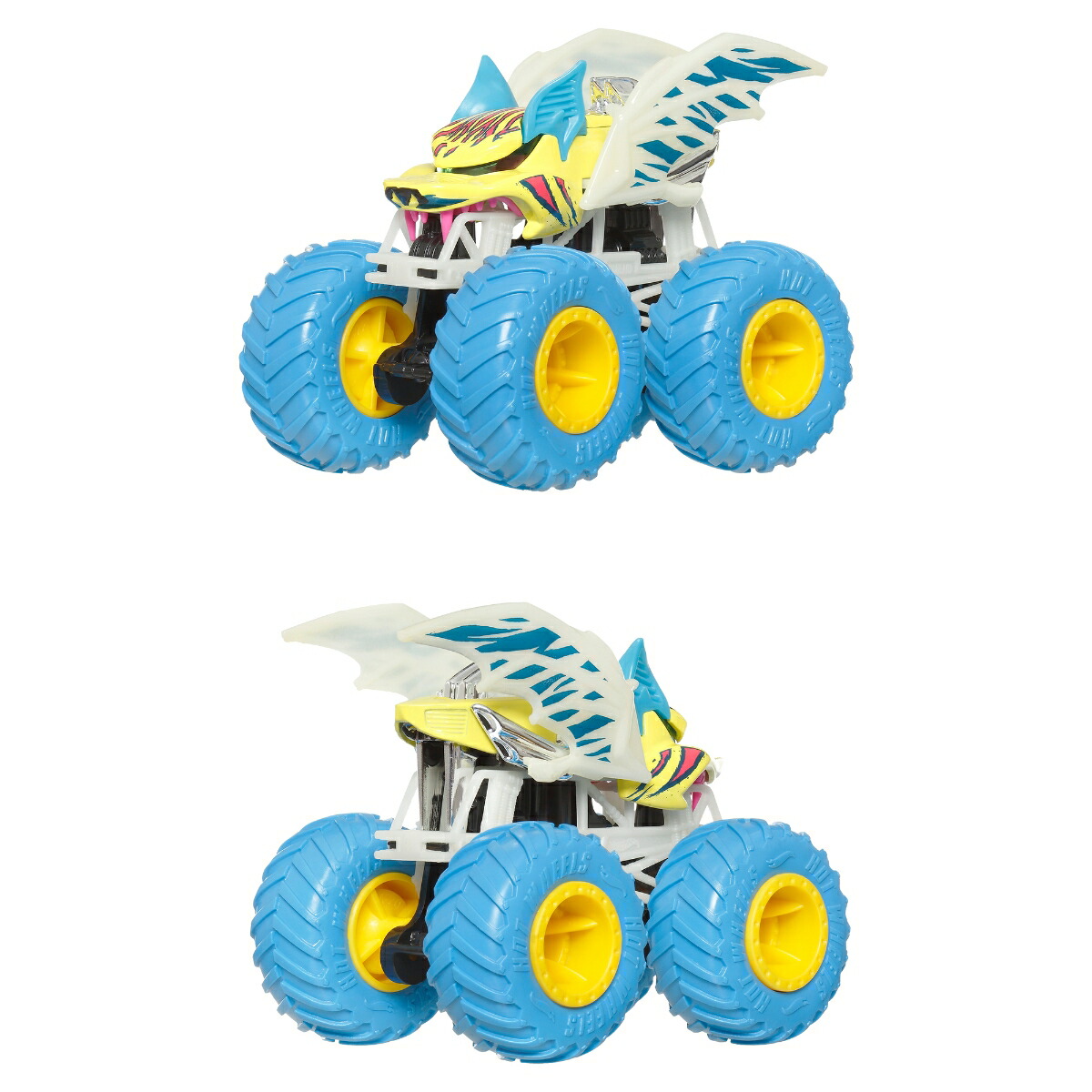 ホットウィール(HotWheels)光る！モンスタートラックアソート乗り物おもちゃミニカー6台入りBOX販売3歳からマルチ986B-JFX08