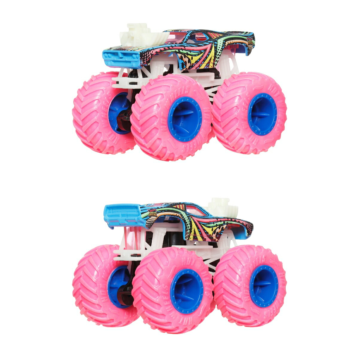 ホットウィール(HotWheels)光る！モンスタートラックアソート乗り物おもちゃミニカー6台入りBOX販売3歳からマルチ986B-JFX08