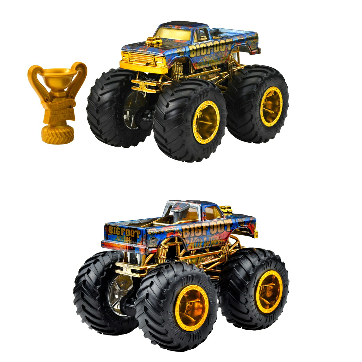 ホットウィール(HotWheels)モンスタートラックトロフィーチャンピオンアソート乗り物おもちゃミニカー6台入りBOX販売3歳からマルチ986B-JDV96