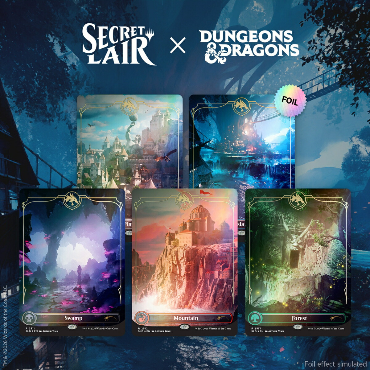マジック：ザ・ギャザリング Secret Lair Roll for Initiative Superdrop Secret Lair x Dungeons ＆ Dragons(R): Lands of the Forgotten Realms Foil Edition【クレジットカード決済限定】画像
