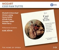【輸入盤】『コジ・ファン・トゥッテ』全曲　ベーム＆フィルハーモニア管、シュヴァルツコップ、ルートヴィヒ、他（1962　ステレオ）（3CD）画像