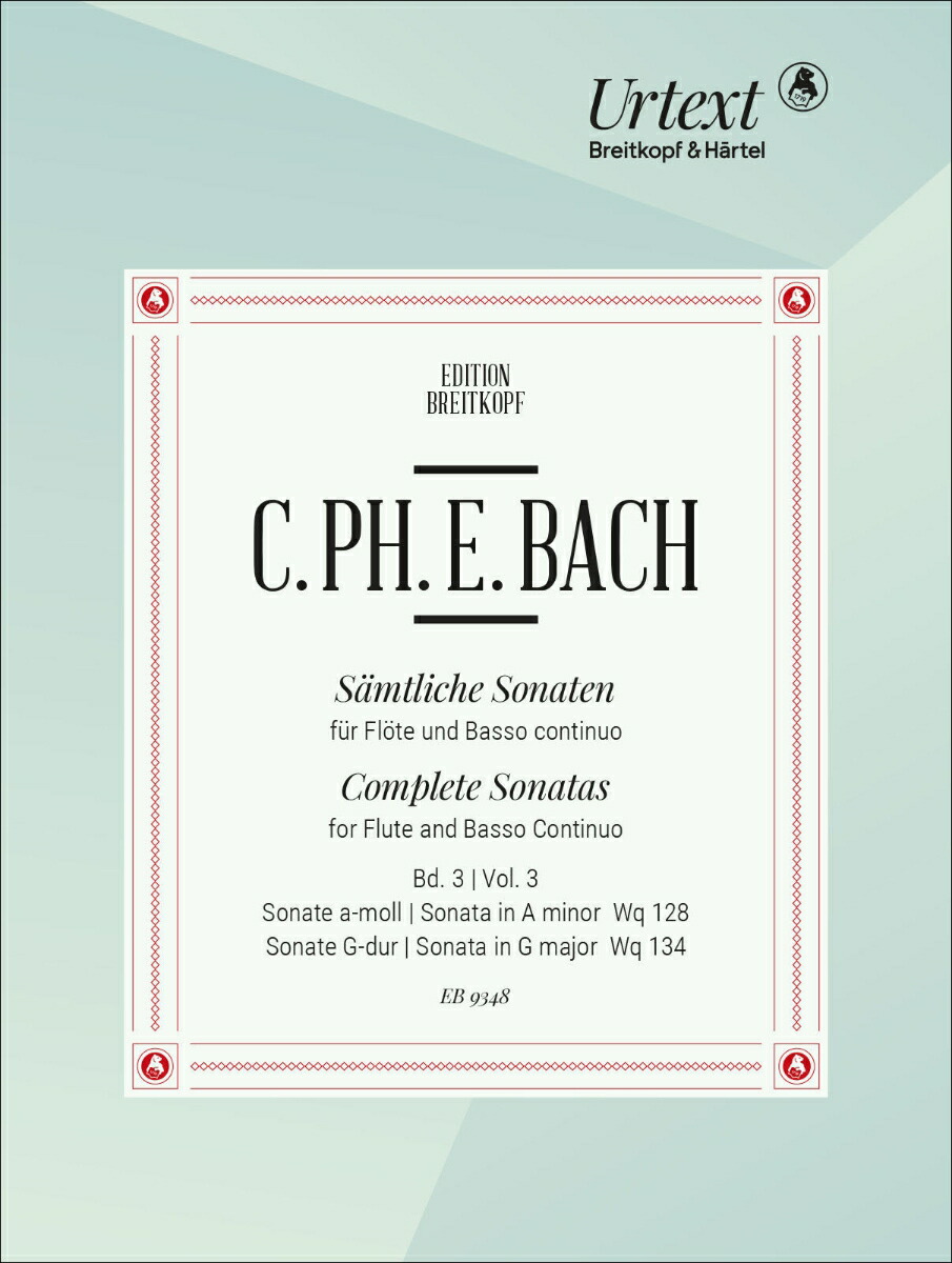 楽天ブックス: 【輸入楽譜】バッハ, Carl Philipp Emanuel: フルートと