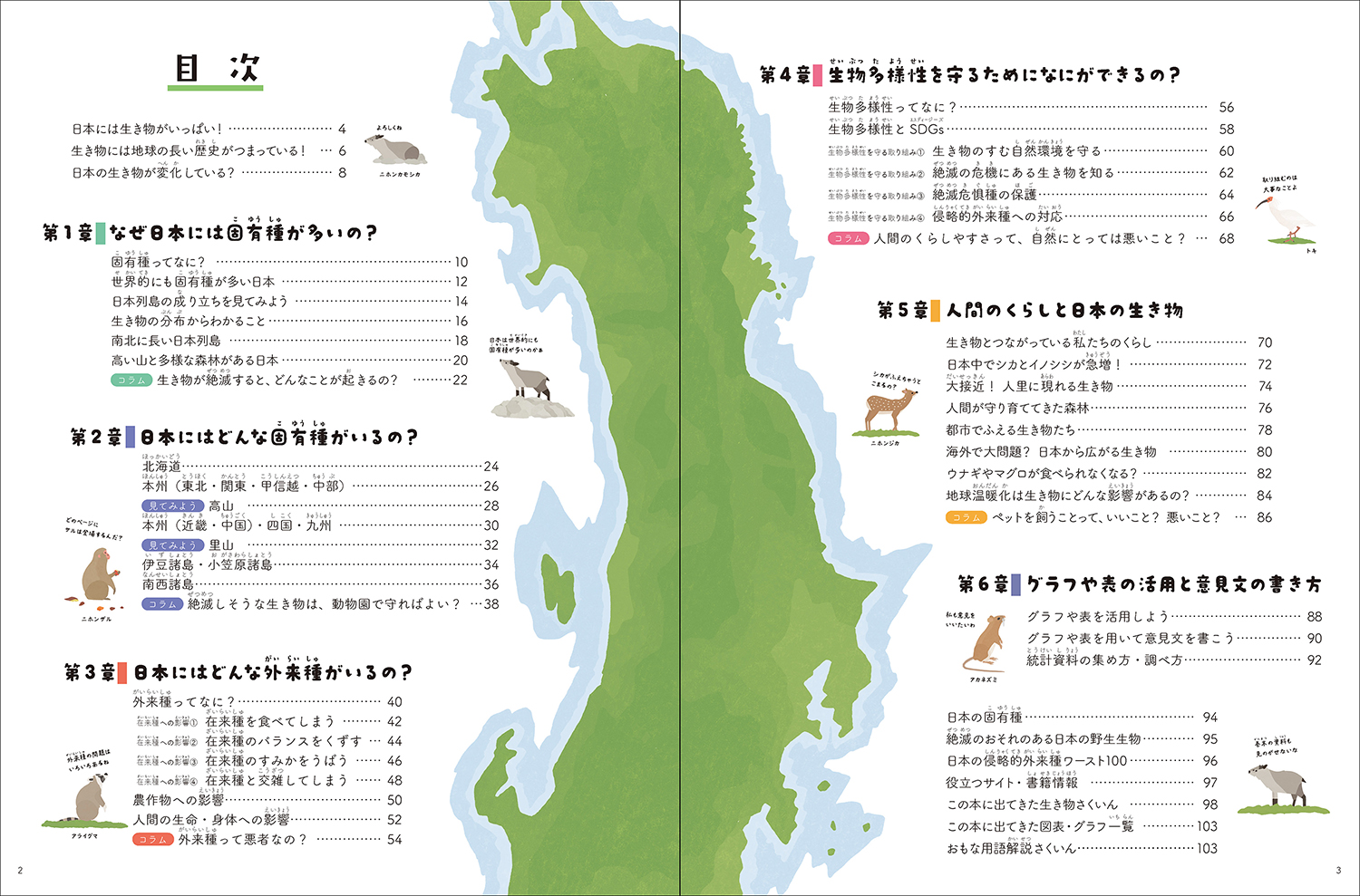 楽天ブックス ビジュアルデータブック 日本の生き物 固有種 外来種が教えてくれること 今泉忠明 本