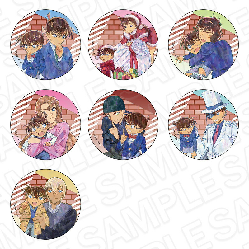 名探偵コナン カンバッジ（ブラインド） PALE TONE series コナンと一緒 ver．画像