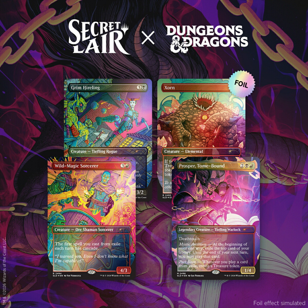 マジック：ザ・ギャザリング Secret Lair Roll for Initiative Superdrop Secret Lair x Dungeons ＆ Dragons(R): Shadows Over Baldur's Gate Foil Edition【クレジットカード決済限定】画像