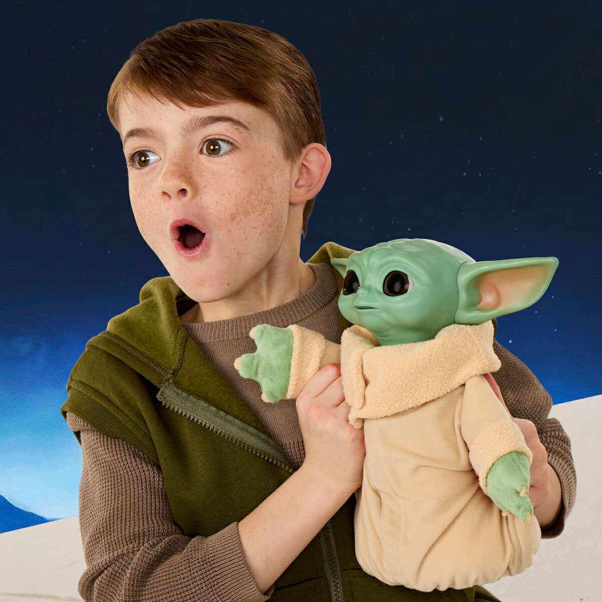 ハズブロ（Hasbro）STARWARSスター・ウォーズ／マンダロリアン・アンド・グローグーアクションバディグローグー25.0cm、インタラクティブぬいぐるみ、アクションフィギュア、4歳以上のお子様向けおもちゃG3088正規品