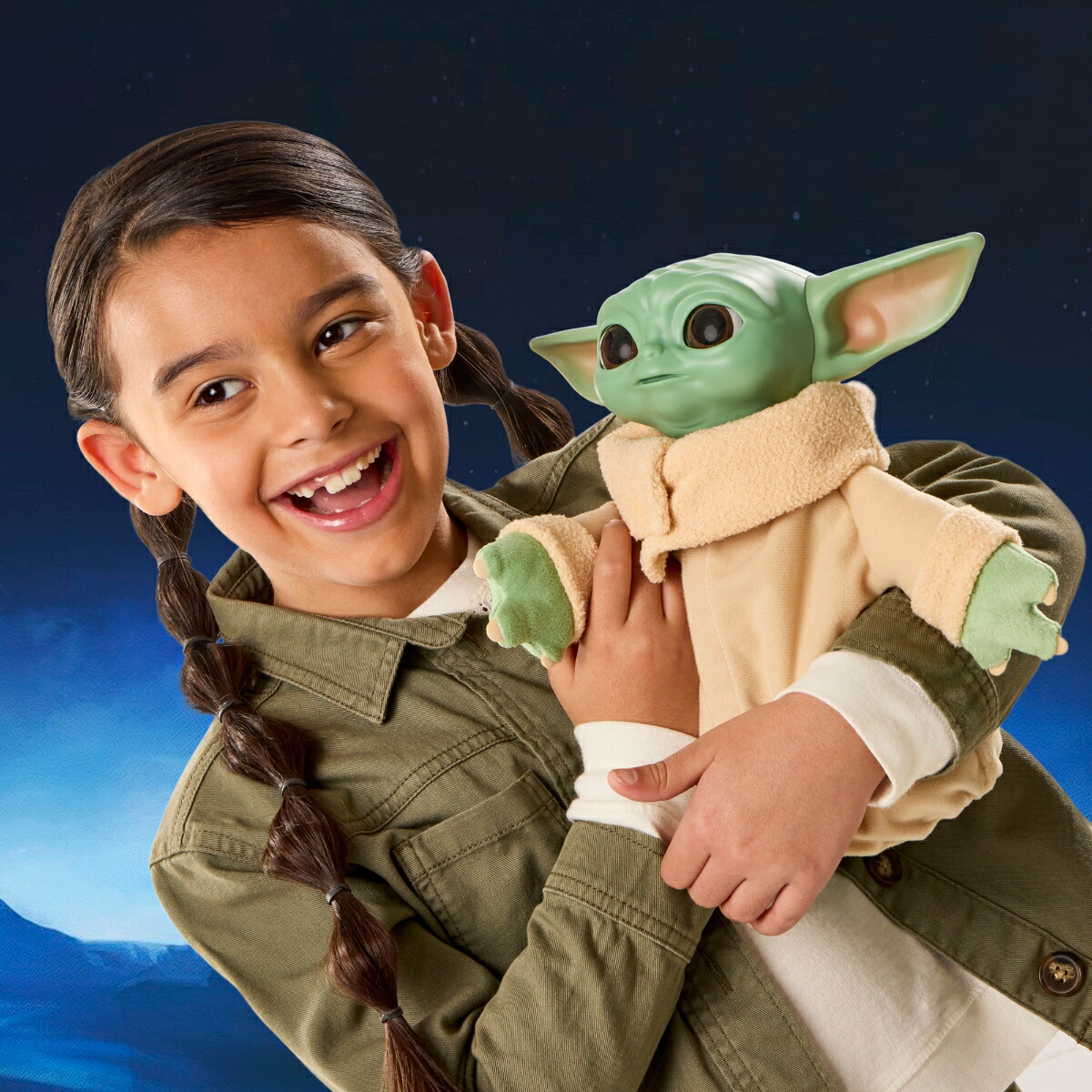 ハズブロ（Hasbro）STARWARSスター・ウォーズ／マンダロリアン・アンド・グローグーアクションバディグローグー25.0cm、インタラクティブぬいぐるみ、アクションフィギュア、4歳以上のお子様向けおもちゃG3088正規品