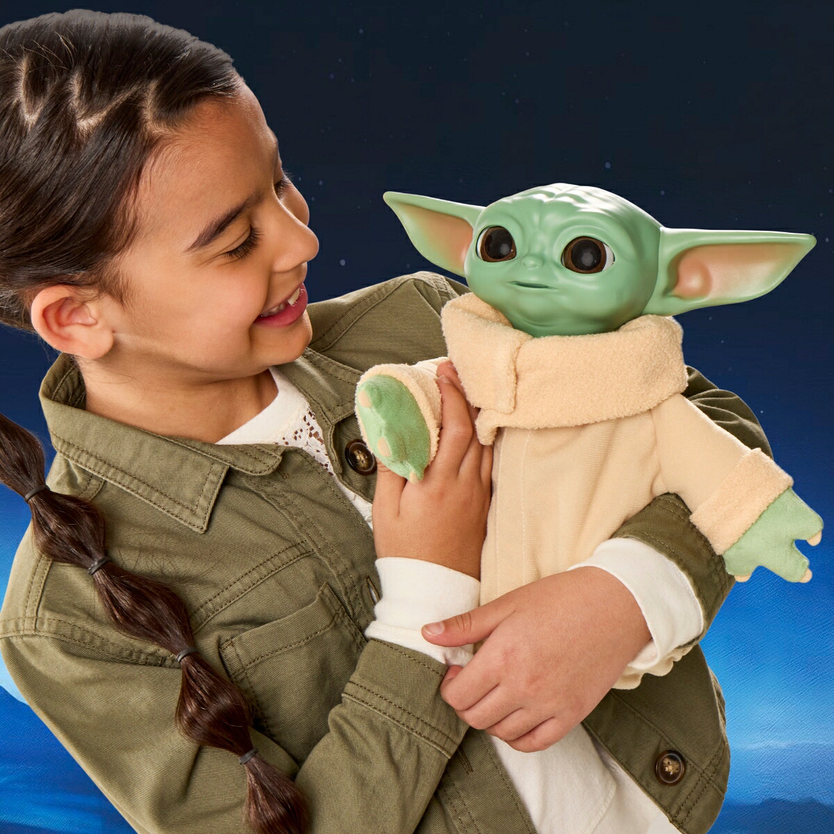 ハズブロ（Hasbro）STARWARSスター・ウォーズ／マンダロリアン・アンド・グローグーアクションバディグローグー25.0cm、インタラクティブぬいぐるみ、アクションフィギュア、4歳以上のお子様向けおもちゃG3088正規品