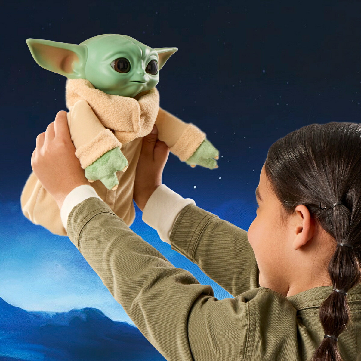 ハズブロ（Hasbro）STARWARSスター・ウォーズ／マンダロリアン・アンド・グローグーアクションバディグローグー25.0cm、インタラクティブぬいぐるみ、アクションフィギュア、4歳以上のお子様向けおもちゃG3088正規品