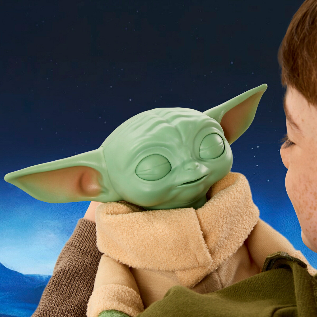 ハズブロ（Hasbro）STARWARSスター・ウォーズ／マンダロリアン・アンド・グローグーアクションバディグローグー25.0cm、インタラクティブぬいぐるみ、アクションフィギュア、4歳以上のお子様向けおもちゃG3088正規品