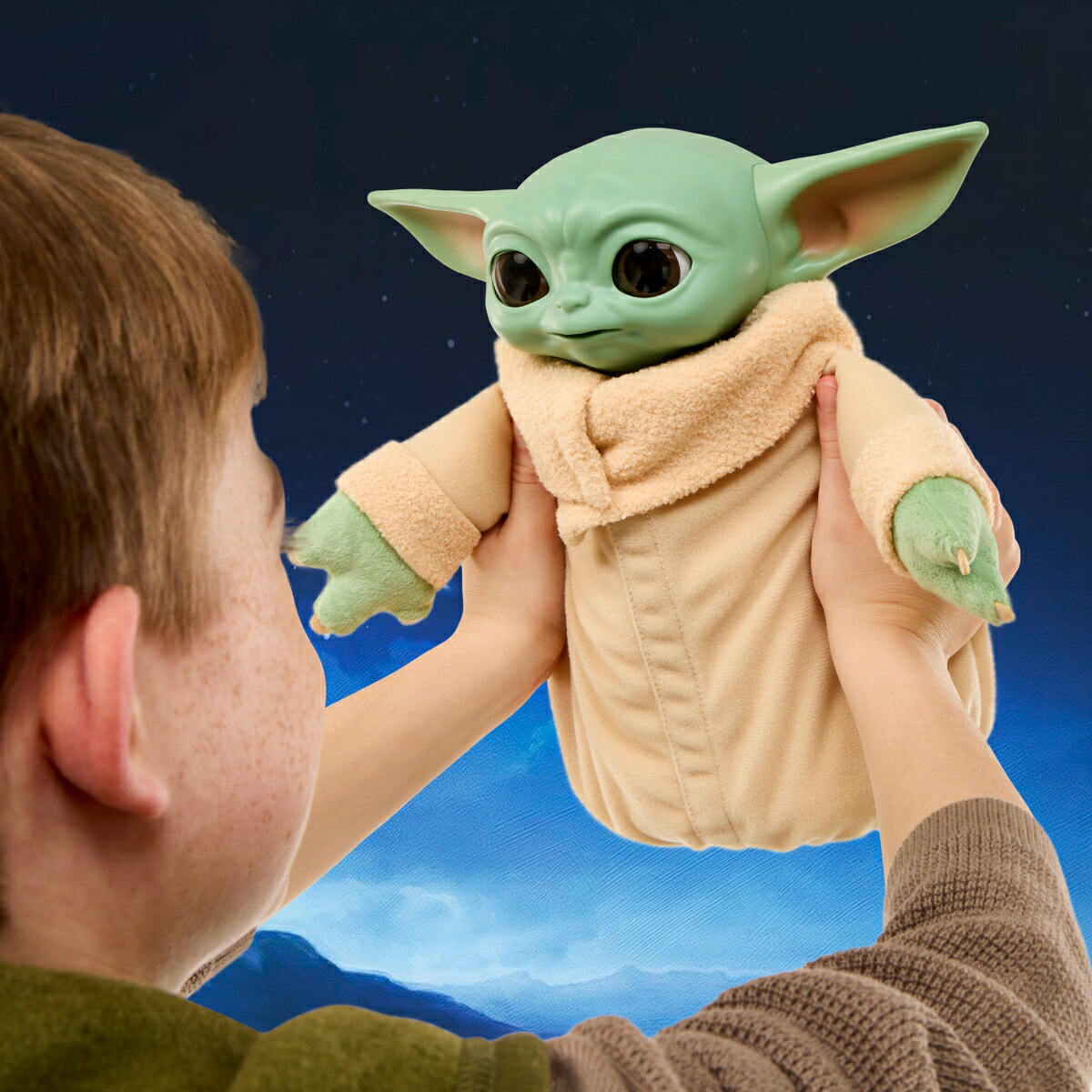ハズブロ（Hasbro）STARWARSスター・ウォーズ／マンダロリアン・アンド・グローグーアクションバディグローグー25.0cm、インタラクティブぬいぐるみ、アクションフィギュア、4歳以上のお子様向けおもちゃG3088正規品