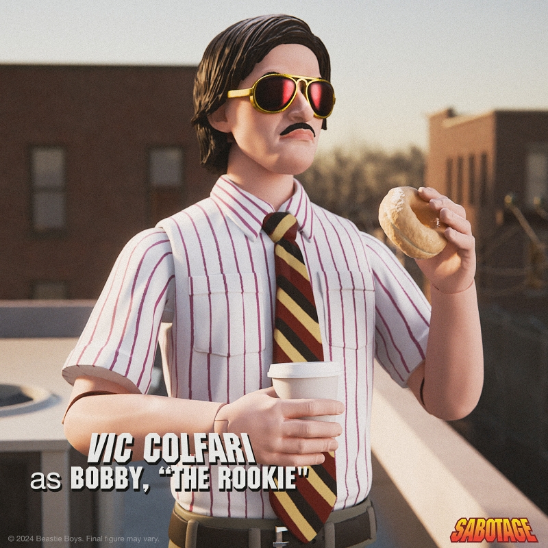 『BEASTIE BOYS ビースティ・ボーイズ』 サボタージュ: ヴィック・コルファリ (Bobby, “The Rookie”) as アドロック アルティメイト 7インチ アクションフィギュア画像