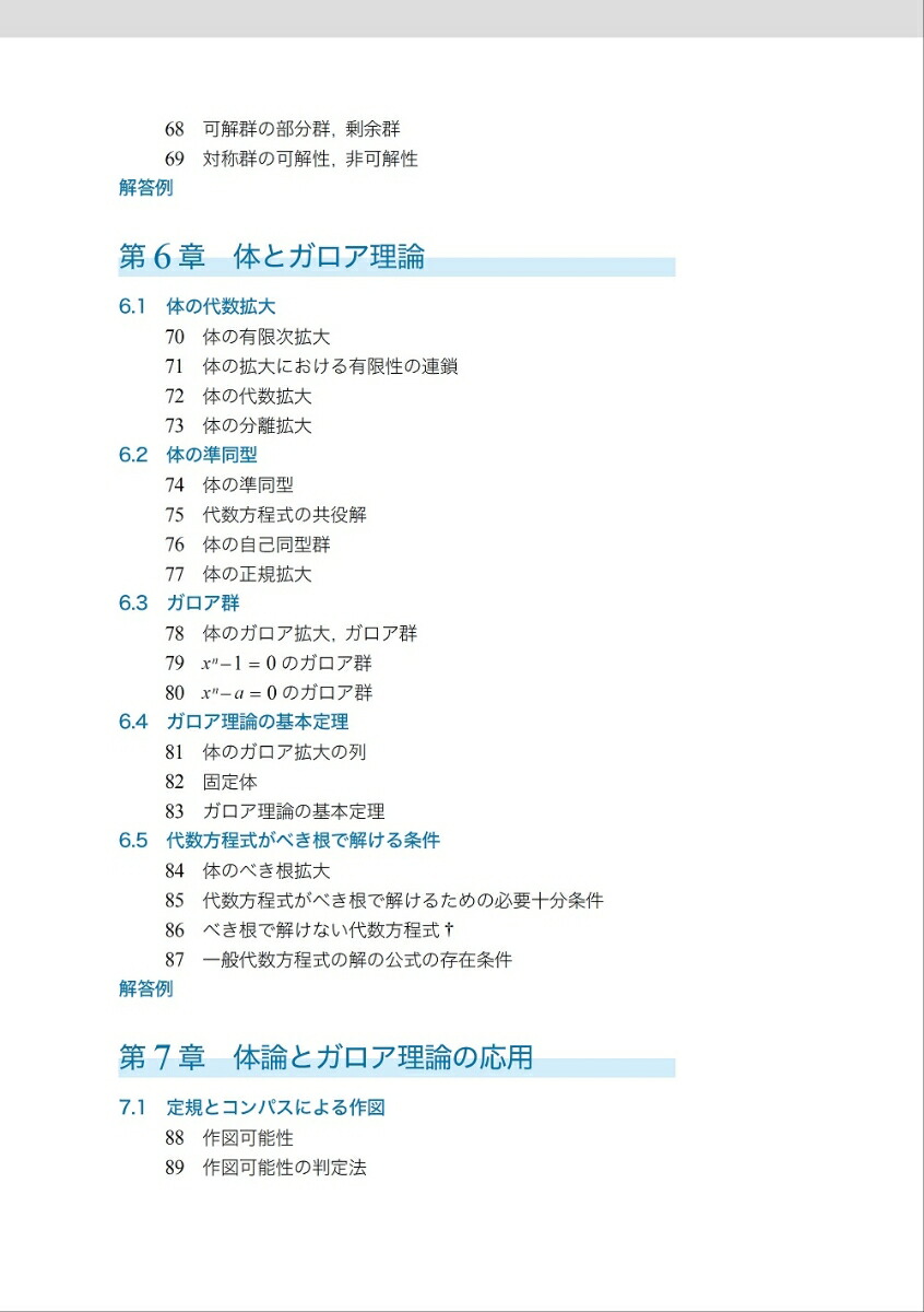 基礎からの「ガロア理論」[廣津孝]